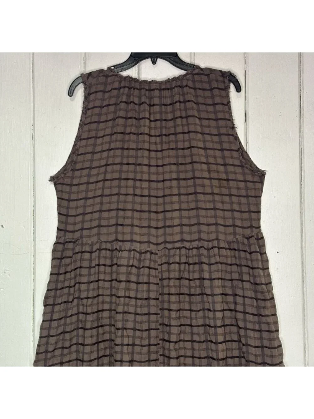 Free People Edie Size Large Oversized Duster Lagenlook Cottagecore Maxi Dress - Picture 6 of 16